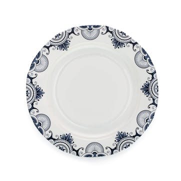 Ink Blue Palisade Dinner Plate