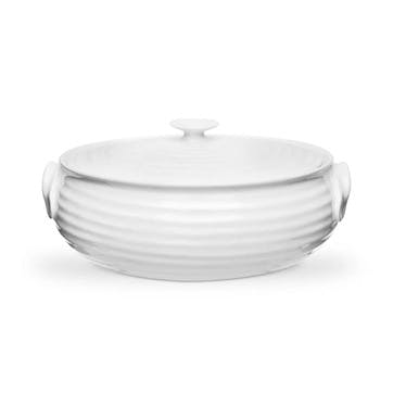 Oval Casserole Dish - Small; White