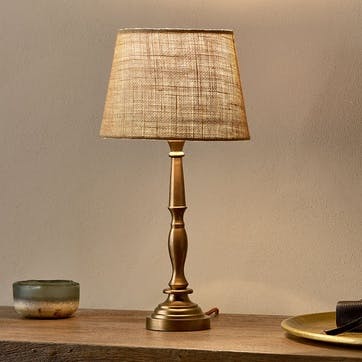 Lele Solid Brass Table Lamp H34cm, Brass