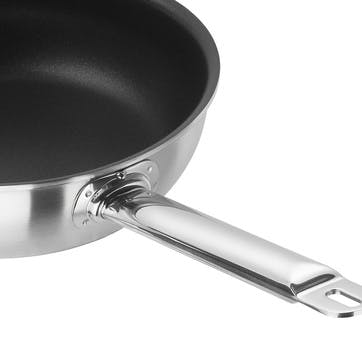 Pro Fry Pan, Round 26cm, Stainless Steel