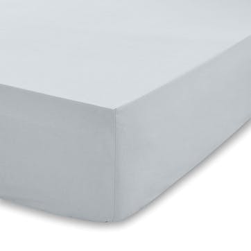200Tc Cooling Tencel Super King Fitted Sheet, Silver Grey