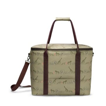 Animals of the Savannah Picnic Bag, Tan