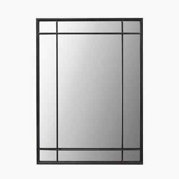 Rectangle Mirror H110 x W80cm, Black