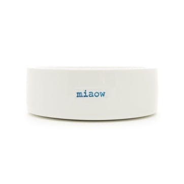 Miaow' Cat Bowl , White