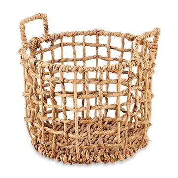 Kora Round Storage Basket, D35cm, Natural