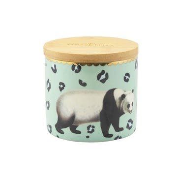 Panda Small Storage Jar, H10cm, Pastel
