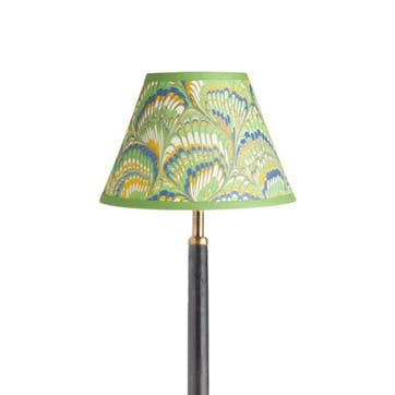 Piave Empire Lampshade D20cm, Green Yellow and Blue Marble