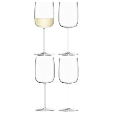 Borough Wine Glass, Set of 4, 380ml