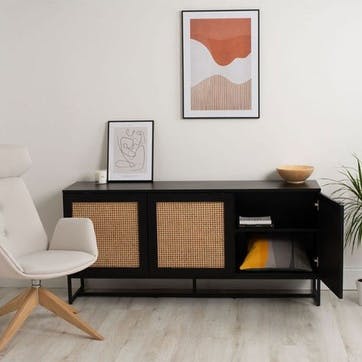 Mia Smart Sideboard, Black