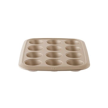 Leo Balance  12 Cup Cupcake Pan, Carbon Steel