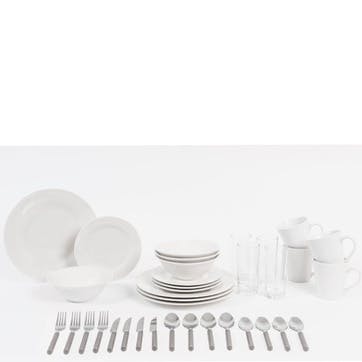 Classic Porcelain 36 Piece Dining Starter Set