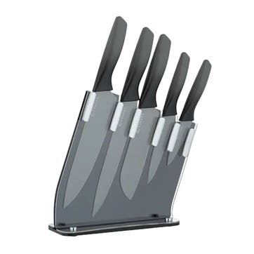 Twilight 6 Piece Knife Block , Multi