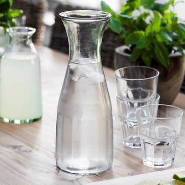 Bistro carafe, Garden Trading Company, clear glass