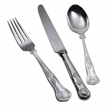 Kings Silver Plated Cutlery Set, 7 Piece