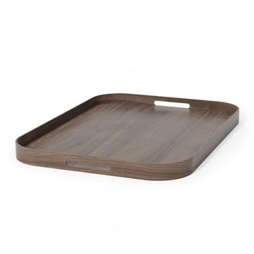 Bellhop  558 Rectangular Tray, Walnut