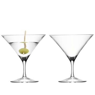 Bar Martini Glasses Set of 2 180ml, Clear