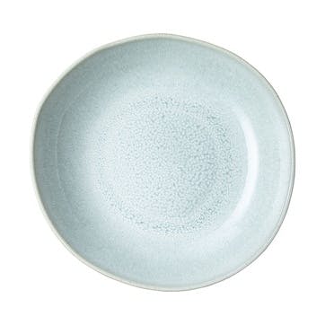 Kiln Green Large Organic Dish, D28cm