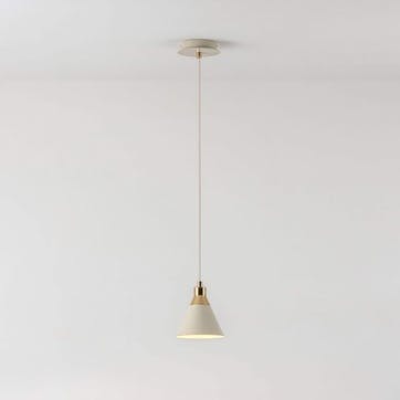 Cone Pendant Light H189cm, Sand