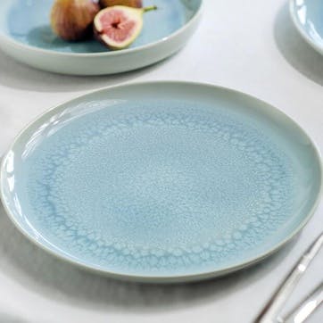 Crafted Blueberry Flat Plate D25.9cm, Blue