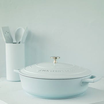 Shallow Casserole Dish 4L, Pastel Blue