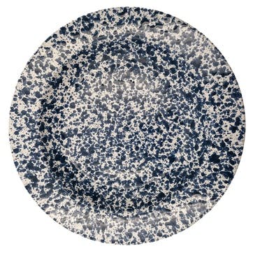 Splatter Pasta Plate D29cm, Blue