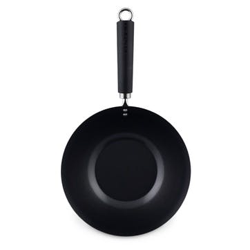 Excellence Carbon Steel Wok, 27cm