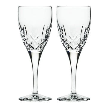Westminster Set of 2 Wine Glasses 280ml, Clear
