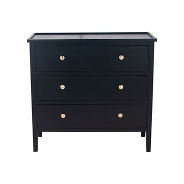 Chelmsford Chest of Drawers , Satin Black