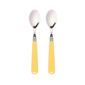 Set of 2 Teaspoons, Butter Yellow