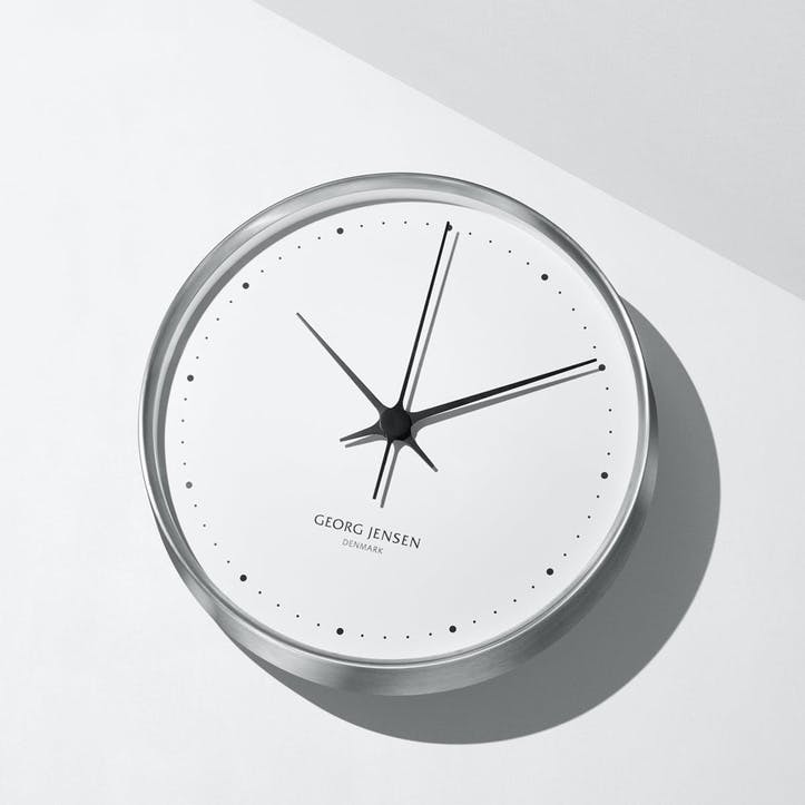 Koppel Wall Clock, Stainless Steel, 30cm