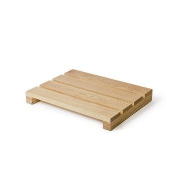 Apartment Duck Board Bath Mat, Natural Oak