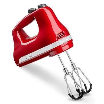 6 Speed Hand Mixer Flex Edge , Empire Red