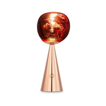 Melt Portable Lamp H28.5cm, Copper