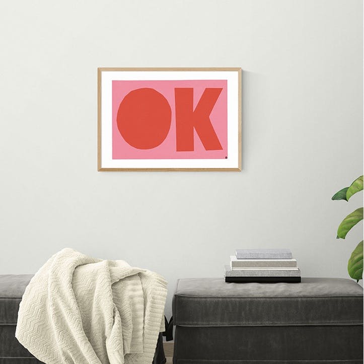 In House, OK Framed Art Print