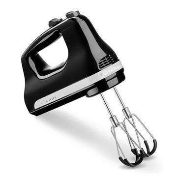 6 Speed Hand Mixer Flex Edge , Onyx Black