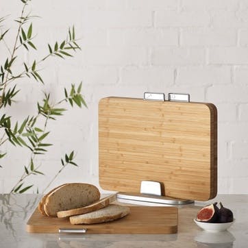 Index Chopping Board Set; Bamboo
