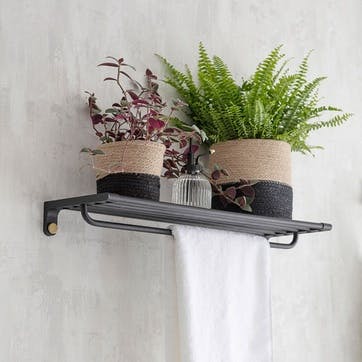 Adelphi Wall Shelf, Black