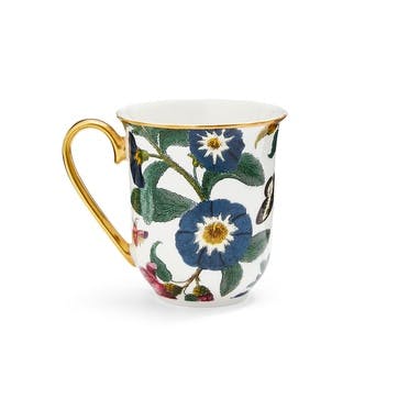 Mug White, Floral