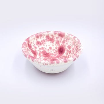 Splatter Nut Bowl D12cm, Cranberry