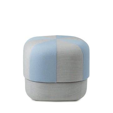 Circus Pouf H40 x D46cm, Light Blue