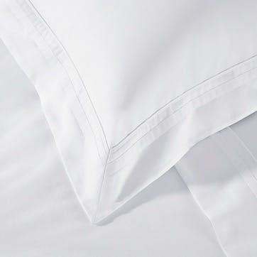 Cavendish Duvet Cover, Super King, White