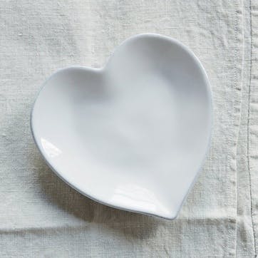 Porto Stoneware Heart Side Plate