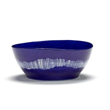 Ottolenghi Set of 4 large bowl, D18, Blue And White