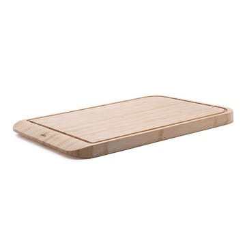 Bamboo 2-In-1 Cutting Bread Board, 34 x 23.5cm, Natural