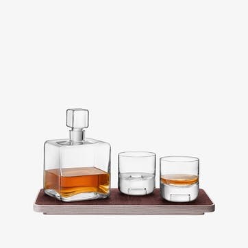 Cask Whisky Connoisseur Set  , Clear & Ash