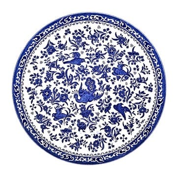 Regal Peacock Plate, D25cm, Blue