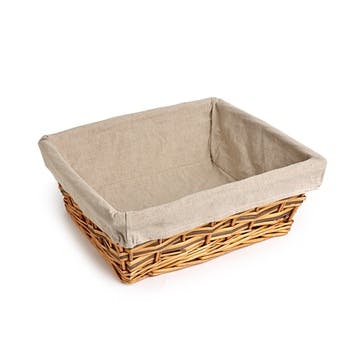 Two-Tone Lined Basket - Large