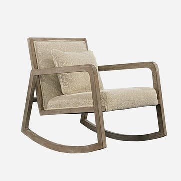 Andrew Martin  Rocking Chair, Natural