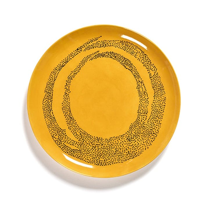 Ottolenghi, Medium Serving Platter, Yellow and Black