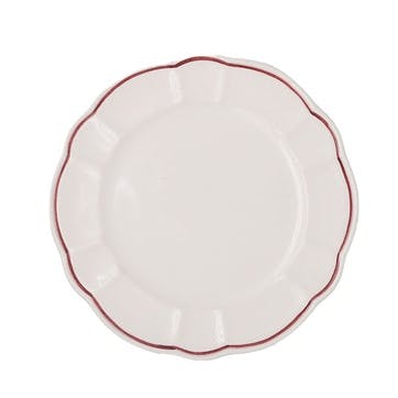 Romilly Set of 4 Side Plates D21cm, Red